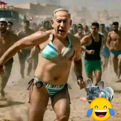 photo de Netanyahou en bikini.